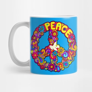 Colorful Peace Sign Mug